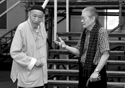 80多歲的朱旭和藍天野出演《甲子園》，讓這部戲多了很多看點。