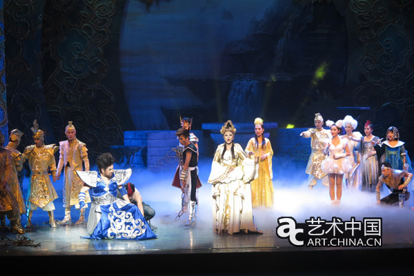 音乐剧《昆仑神话》在天桥剧场举行第三场演出