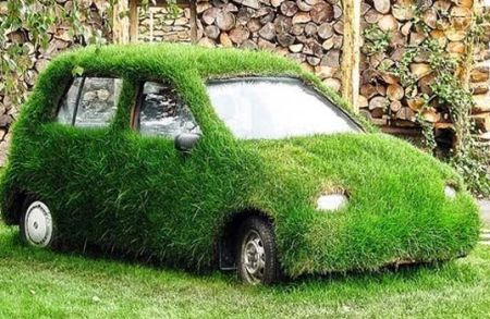 綠色環保的車