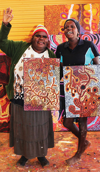艺术拯救生活:澳洲土著艺术家创作画之版图