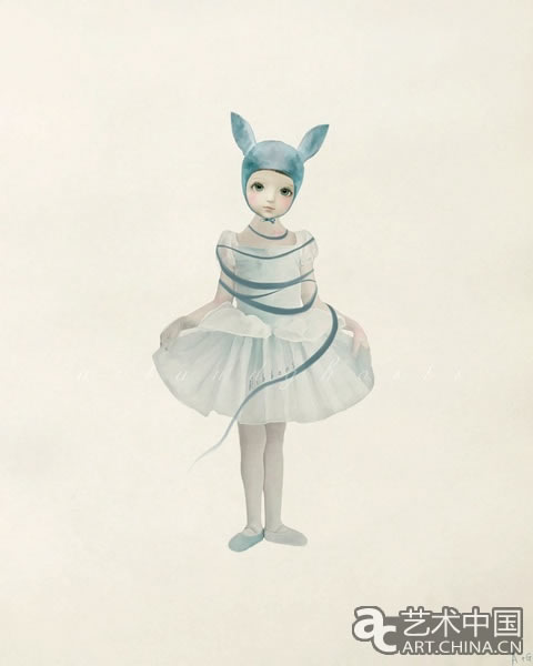 路易丝和她的Art Ghosts系列插画，她的插画中表现出来的是一个精彩而神秘的世界，令人想再次成为一个孩子。