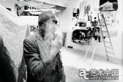 Christian Boltanski在他自己的艺术工作室