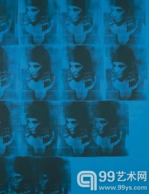 Andy Warhol, Blue Liz as Cleopatra, 1962