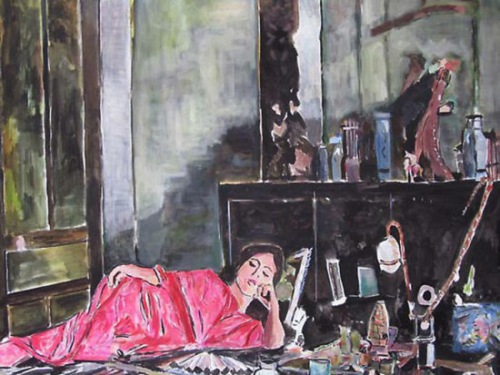 鮑勃·迪倫的油畫《鴉片》