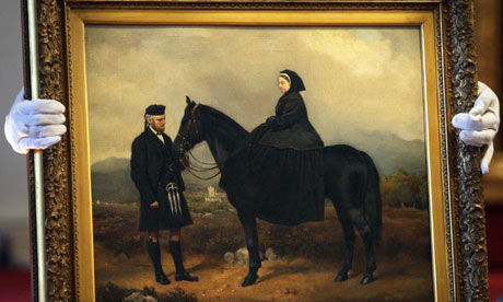 维多利亚女王和牵马的约翰·布朗