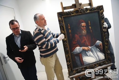 施泰德美术馆获拉斐尔原创作品“教皇朱利叶斯二世Pope Julius II ”
