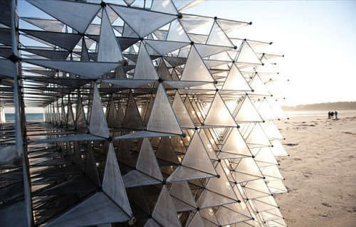 風箏的主體由2.3萬片碳纖維和粗苯纖維製成的三角形零件組成。
