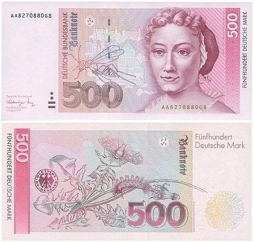 德國1992年發行的500馬克