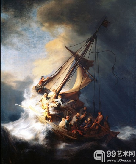 伦勃朗 《加利利海风暴, 1633》