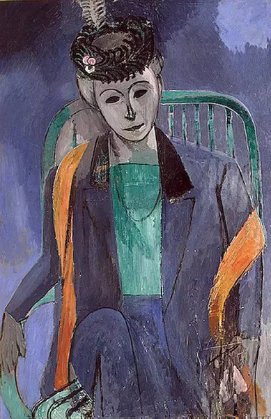 亨利·马蒂斯 henri matisse   portrait of the artist"s wife