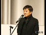 藝術家陳文驥在開幕式上發言