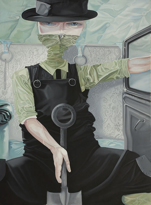 熊宇作品《工作者》布面油画-200×150cm（2009）