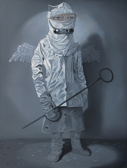 熊宇作品《煉鋼者》布面油畫-200×150cm（2009）