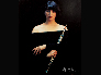 吹单簧管的女孩Girl with Clarinet 1988年 布面油画