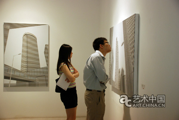 双人联展入城记在北京印象空间画廊举行