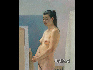 高天雄-靜-91X73cm-布面油畫-高天雄-2008