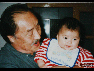 1996年和小孙子豆豆在深圳