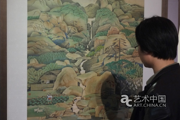 "如有如无雨外山:刘赦中国画展"北京恭王府举行