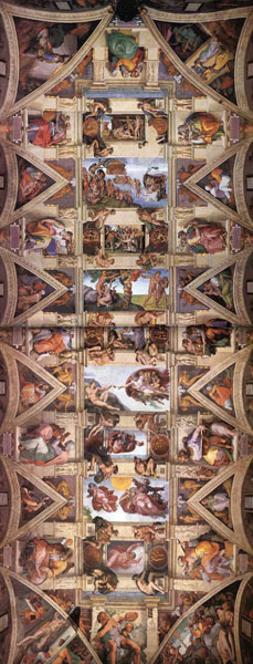 西斯廷教堂天顶壁画《创世纪》
