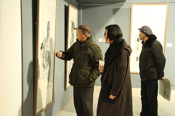 南北四风当代名家水墨作品展在青州宋城开幕