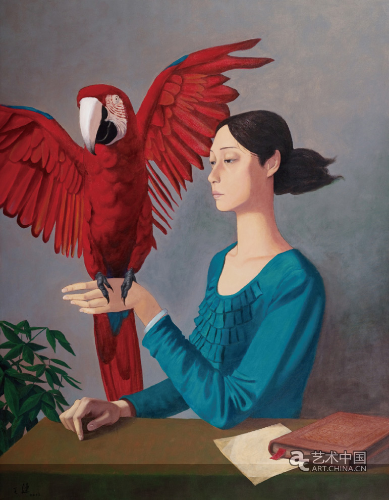 王健 紅鸚鵡 中國油畫院 新人展 第二屆 藝術中國