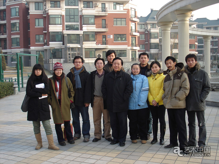 2006年2月，张夫也教授师门合影