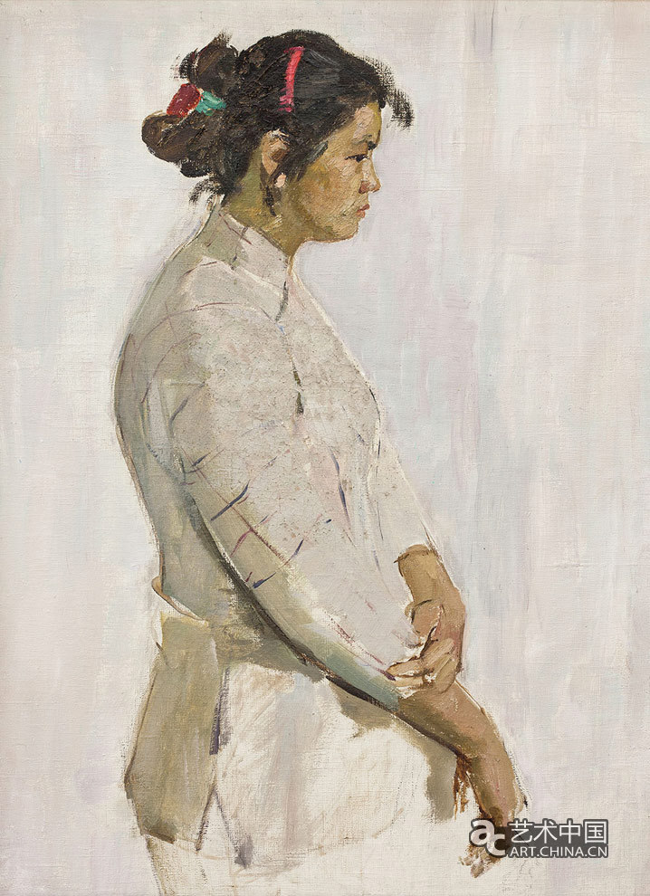  张华清 姑苏农家女 78x58cm 1961