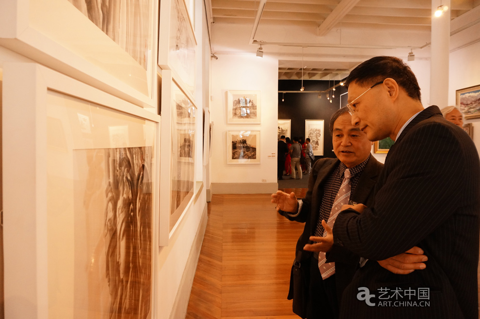 “中国当代六人绘画作品展”庆典活动在秘鲁举行,中国当代六人绘画作品展,庆典,活动,秘鲁,举行,中国,当代,六人,绘画,作品展