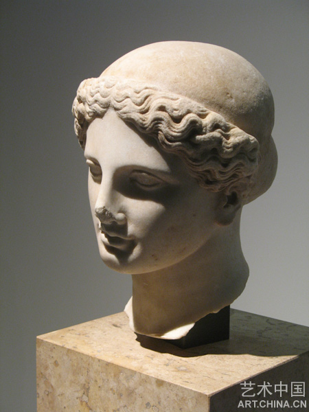 阿芙罗狄忒头像_+卢浮宫珍藏展--古典希腊艺术
