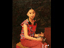 王沂东 Wang Yi dong 《花儿》 Flower 布面油画 Oil on Canvans 100×80cm 1994年
