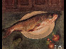 李铁夫 有小红果的鲢鱼 63x78cm