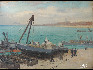 吴作人 军港 (The Naval Port) 画布 （Oil on Canvas） 53×73 1956 