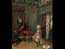 依密•卡•默克尔/Mucke,Kark-Emil 1847-1923 德国/German 跳舞的小女孩/Little Dancer 板面油画/Oil on panel 28x23CM 