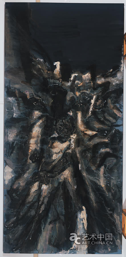 趙崢嶸《簡單生活29》，180cmX380cm_布上油畫，2010