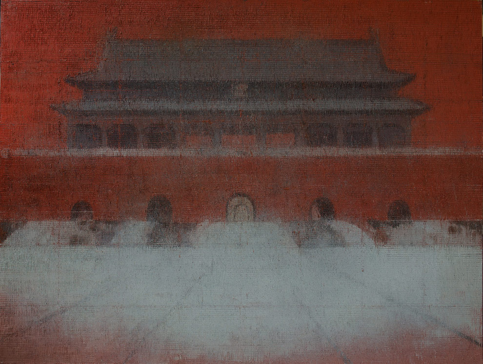 远逝的风景 宫15 黄庆 布面油画 150CMx200CM 2012年