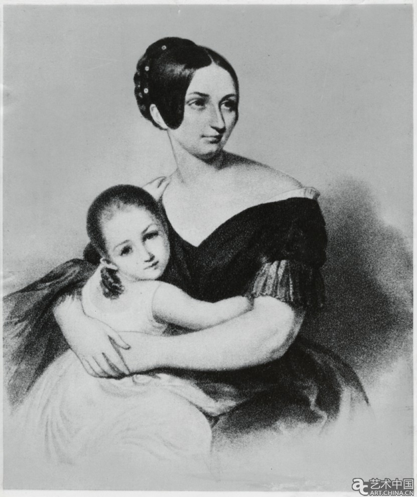 卡洛琳冯赛恩-维特根斯坦公主和她的女儿玛丽