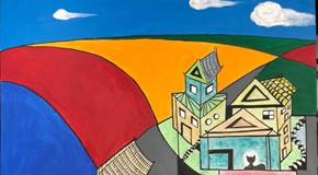 心有莲花次第开——“原色的郎郎”画展印象