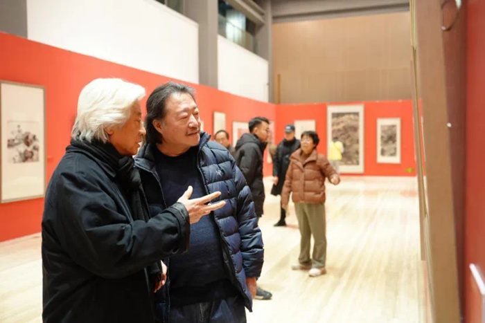 岁朝华章——全国画院蛇年迎春美术作品邀请展暨2024年度中国国家画院学术作品展启幕