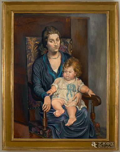 罗森贝格夫人与女儿肖像