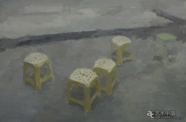 孫遜《記憶－黃色的塑膠凳》
