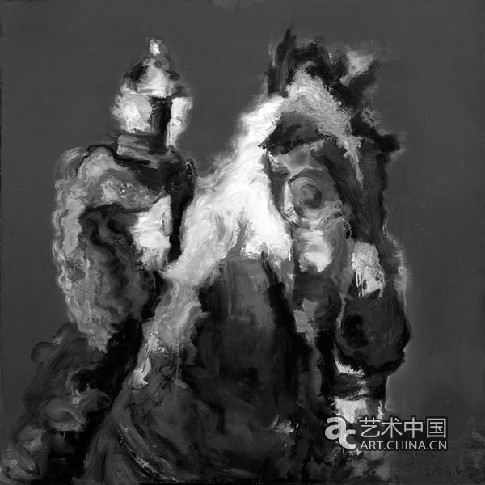 程乾宁 骥2 布面油画 2008