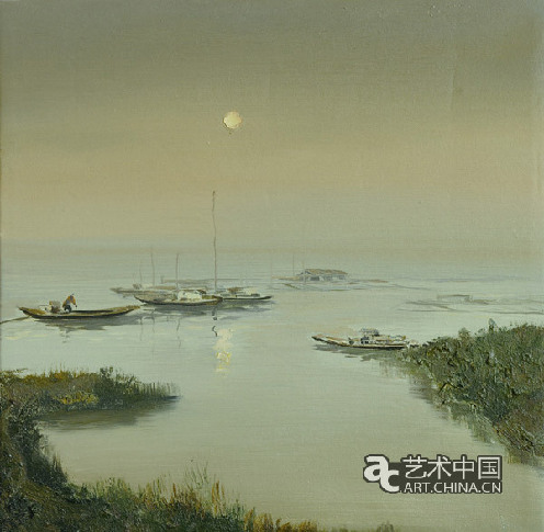 东江湖清江风景 60×60cm