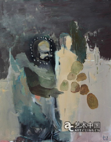 《馬鈴薯的誕生》趙洋 2012 120×150cm 布面油畫