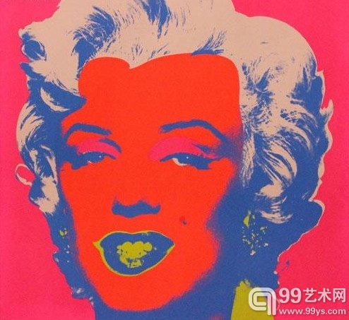 博德马拍卖公司三月将拍卖的安迪·沃霍尔罕见的彩色梦露作品