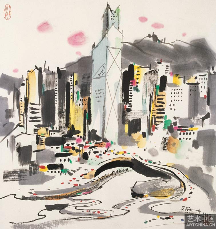 吴冠中作品_艺术中国