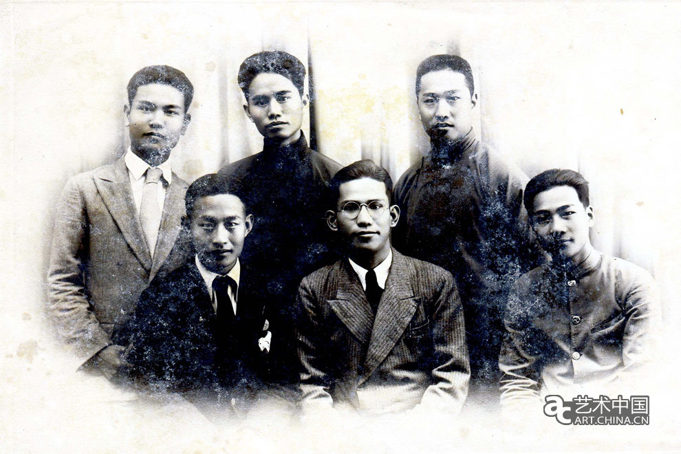 陈大羽于潮阳白鸥画社(1936年冬)