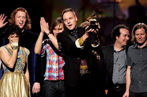 Arcade Fire拱廊之火獲得格萊美年度最佳專輯獎