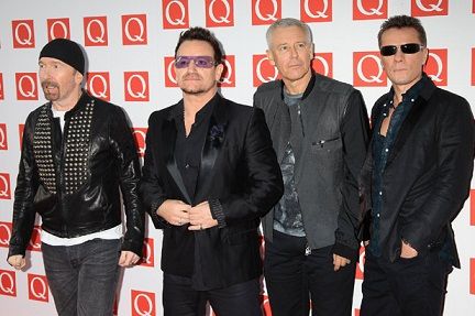 U2获25年最佳乐队大奖