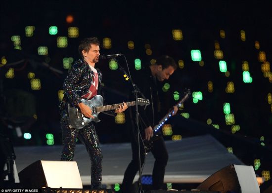 Muse在伦敦奥运会闭幕式上
