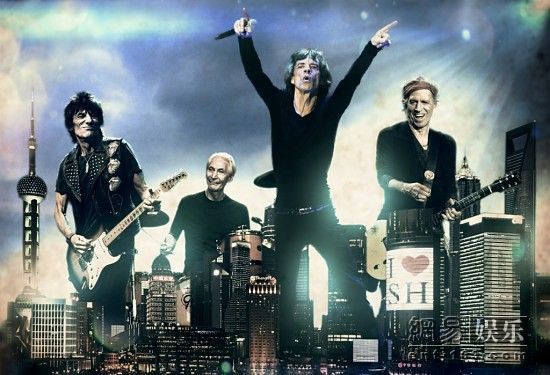 滚石乐队指定宣传照。